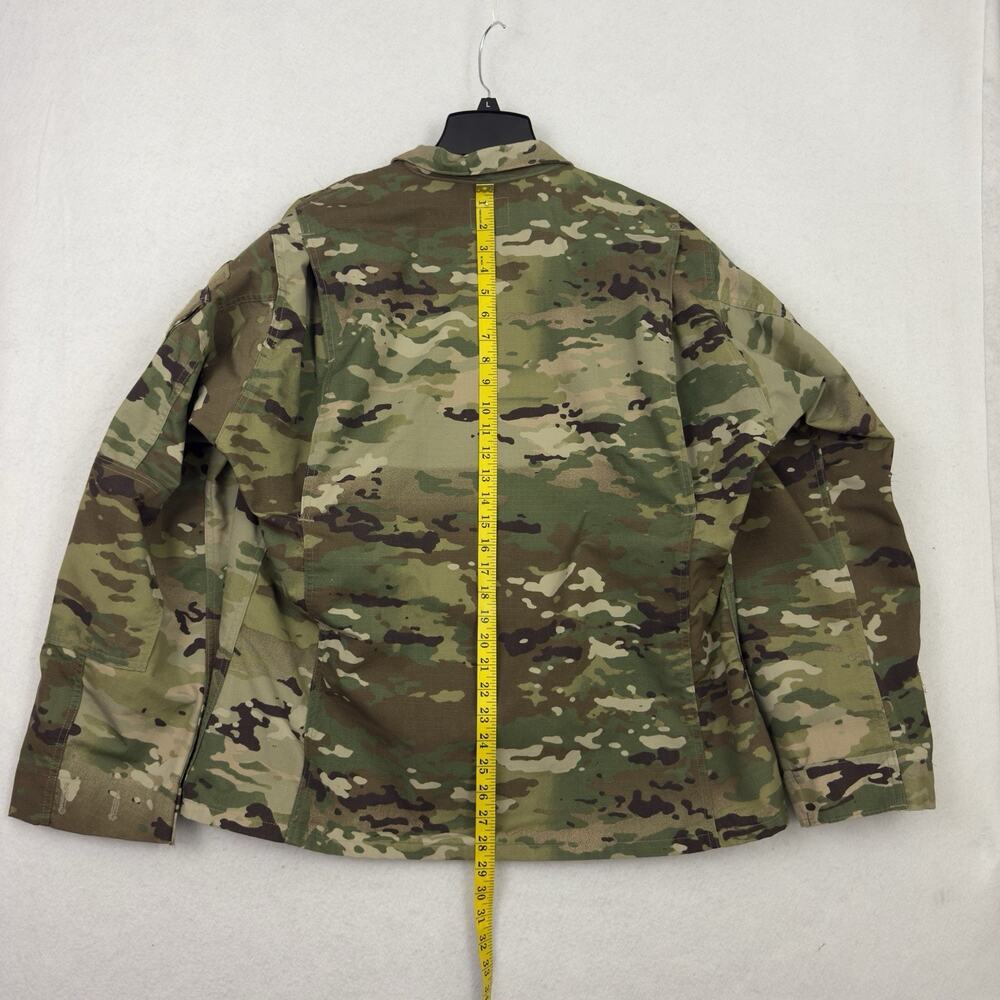 US Army Combat Uniform Jacket Mens Large ACU Camo Ripstop Military Coat - Picture 6 of 9